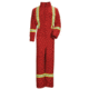 Bulwark Deluxe Coverall with Reflective Trim, Nomex IIIA, RED, RG50 CNBTRDRG50
