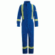 Bulwark Deluxe Coverall with Reflective Trim, Nomex IIIA, ROYAL, RG50 CNBTRBRG50