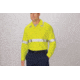 Bulwark Hi-Visibility Flame-Resistant Work Shirt-Long Sleeve, Men, SMW4HV, LN3XL SMW4HVLN3XL