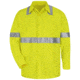 Bulwark Hi-Visibility Flame-Resistant Work Shirt-Long Sleeve, Men, SMW4HV, LNXL SMW4HVLNXL