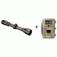 Bushnell Bone Collector 3-9x40 Rifle Scope, Matte Black, Multi-X Reticle, Box Pack with Bushnell 8 Megapixel Trophy Cam Night Vision Field Scan Trail Camera - Bone Collector 119446C 733960BC-KIT2