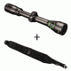 Bushnell Bone Collector 3-9x40 Rifle Scope, Matte Black, Multi-X Reticle, Box Pack with Butler Creek Rifle Sling w/ Sewn-In Swivels, Highlander, Bone Collector 81043 733960BC-KIT3
