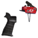 Elftmann Tactical Elftmann Match Trigger Straight MATCH-S W/ Stark Equipment AR Rifle Grip, with Swivel Mount, Black ANG-SM-BL MATCH-S-KIT21