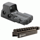 EOTech Holographic Sight with Laser Battery Cap 65 MOA Ring-1 MOA Dot 512.LBC w/ Kinetic Development Group SIDELOK Universal Scope Riser 512.LBC-KIT1