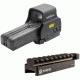 EOTech Holographic Weapon Sight, Non-Night Vision Compatible 518.A65 w/ Kinetic Development Group SIDELOK Universal Scope Riser 518.A65-KIT4