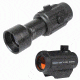 Primary Arms CLxZ Gen II Micro Dot Sight &amp; Base w/PA3XGENII 3x Gen III Magnifier &amp; No Mount, Black, MD-RBGII-KIT1