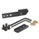 Unity Tactical M-LOK Compatible FUSION Adapter, Black FUS-MFA W/ Unity Tactical Light Wing - Left, Black FUS-LWLB