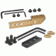Unity Tactical M-LOK Compatible FUSION Adapter, Black FUS-MFA W/ Unity Tactical Light Wing - Left, Flat Dark Earth FUS-LWLF FUS-MFA-KIT13