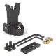 Unity Tactical M-LOK Compatible FUSION Adapter, Black FUS-MFA W/ Unity Tactical Folding Front Sight, Black FUS-S1B