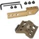 Unity Tactical Micro Hub, Flat Dark Earth FUS-MHF W/ Unity Tactical Light Wing - Left, Flat Dark Earth FUS-LWLF