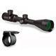 Vortex Crossfire II 3-9x50 mm Rifle Scope, 1 in Tube, Second Focal Plane, Black, Hard Anodized, Red V-Brite Reticle, MOA Adjustment, w/ Vortex Defender Flip Cap, CF2-31027-KIT1