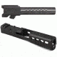 Zev Technologies ZEV Dimpled Barrel For Glock 19 9mm 4 Inch Barrel Stainless Steel Finish w/ ZEV Technologies Dragonfly Stripped Gen 3 Pistol Slide, Black G19 Absolute Cowitness BPI-BBL-19-D-KIT2
