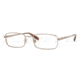 Burberry BE1118 SV Prescription Eyeglasses, Light Brown Gold Frame / 52 mm Prescription Lenses, 1064 5218