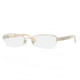 Burberry BE1140 Progressive Eyeglasses - Burberry Gold Frame / 50 mm Prescription Lenses, 1002-5017