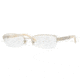 Burberry BE1140 Progressive Eyeglasses - Burberry Gold Frame / 52 mm Prescription Lenses, 1002-5217