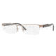 Burberry BE1144 Progressive Eyeglasses Dark Copper Frame / 54 mm Prescription Lenses, 1016-5418