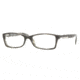 Burberry BE2076 Progressive Eyeglasses - Striped Gray Demo Lens Frame / 50 mm Prescription Lenses, 3143-5016
