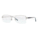 Burberry BE1240 Bifocal Prescription Eyeglasses 1166-5218 - Brushed Silver Frame