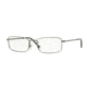 Burberry BE1274 Single Vision Prescription Eyeglasses 1008-55 - Brushed Gunmetal Frame