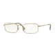 Burberry BE1274 Single Vision Prescription Eyeglasses 1167-55 - Brushed Light Gold Frame