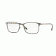 Burberry BE1309Q Progressive Prescription Eyeglasses 1008-54 - Brushed Gunmetal Frame