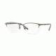 Burberry BE1323 Progressive Prescription Eyeglasses, 54mm, Matte Gunmetal, BE1323-1014-54-PRO