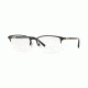 Burberry BE1323 Progressive Prescription Eyeglasses, 54mm, Black Rubber, BE1323-1213-54-PRO