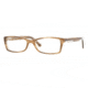 Burberry BE2076 #3083 - Brown Striped On Beige Demo Lens Frame