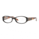 Burberry BE2118 Single Vision Prescription Eyeglasses 3329-5216 - Black Frame