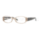 Burberry BE2118 Single Vision Prescription Eyeglasses 3338-5016 - Beige Frame
