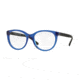 Burberry BE2176 Progressive Prescription Eyeglasses 3497-51 - Blue Frame