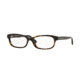 Burberry BE2202F Single Vision Prescription Eyeglasses 3002-54 - Drak Havana Frame
