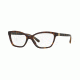 Burberry BE2221 Single Vision Prescription Eyeglasses 3002-51 - Dark Havana Frame
