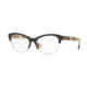 Burberry BE2235 Single Vision Prescription Eyeglasses 3600-53 - Black Frame