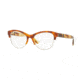 Burberry BE2235 Single Vision Prescription Eyeglasses 3605-53 - Light Havana Frame