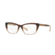 Burberry BE2236F Progressive Prescription Eyeglasses 3607-54 - Brown Gradient Matte Pink Frame