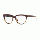 Burberry BE2268 Single Vision Prescription Eyeglasses 3682-51 - Top Grad Red On Tortoise Frame