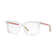 Burberry BE2271 Single Vision Prescription Eyeglasses 3024-52 - Transparent Frame