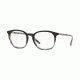 Burberry BE2272 Single Vision Prescription Eyeglasses 3720-51 - Top Black On Grey Havana Frame