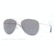 Burberry BE3072 Single Vision Prescription Sunglasses BE3072-100587-57 - Lens Diameter 57 mm, Frame Color Silver