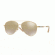 Burberry BE3092Q Single Vision Prescription Sunglasses BE3092Q-11456E-57 - Lens Diameter 57 mm, Frame Color Light Gold