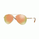 Burberry BE3092Q Single Vision Prescription Sunglasses, 57mm, Brushed Light Gold, BE3092Q-11674Z-57-SV
