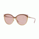 Burberry BE3096 Progressive Prescription Sunglasses, 55mm, Beige/matte Light Gold, BE3096-128284-55-PRO