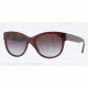 Burberry BE4156 Single Vision Prescription Sunglasses BE4156-33228G-53 - Lens Diameter 53 mm, Frame Color Red Havana