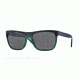 Burberry BE4171 Single Vision Prescription Sunglasses BE4171-346187-57 - Lens Diameter 57 mm, Frame Color Top Black/green