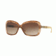 Burberry BE4173 Single Vision Prescription Sunglasses BE4173-361213-58 - Lens Diameter 58 mm, Frame Color Brown Gradient Striped