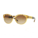 Burberry BE4205 Single Vision Prescription Sunglasses BE4205-356213-54 - Lens Diameter 54 mm, Frame Color Top Light Horn On Yellow