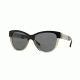 Burberry BE4206 Single Vision Prescription Sunglasses BE4206-355887-55 - Lens Diameter 55 mm, Frame Color Top Black On Grey