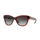 Burberry BE4206 Single Vision Prescription Sunglasses BE4206-35918G-55 - Lens Diameter 55 mm, Frame Color Top Red Horn On Bordeaux
