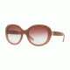 Burberry BE4218 Sunglasses 35828H-56 - Matte Gradient Pink Frame, Violet Gradient Lenses